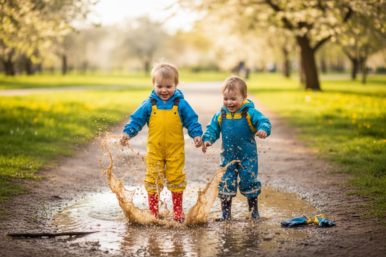 Skalkläder barn vårlek