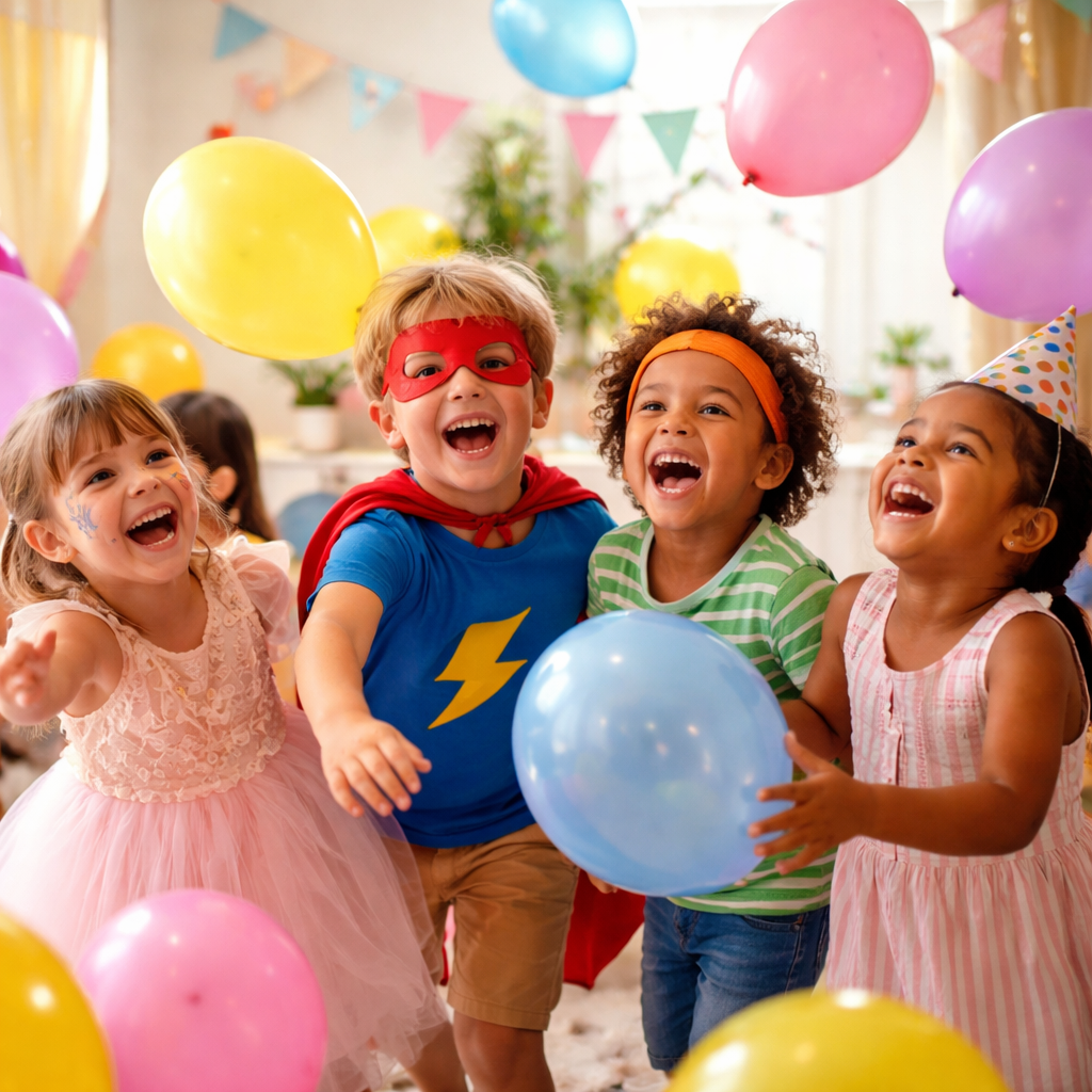 10 enkla lekar till barnkalas (för olika åldrar)